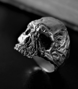 Bague Skull "In Flame"