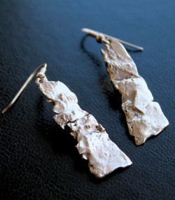 Boucles d'oreilles "brut"